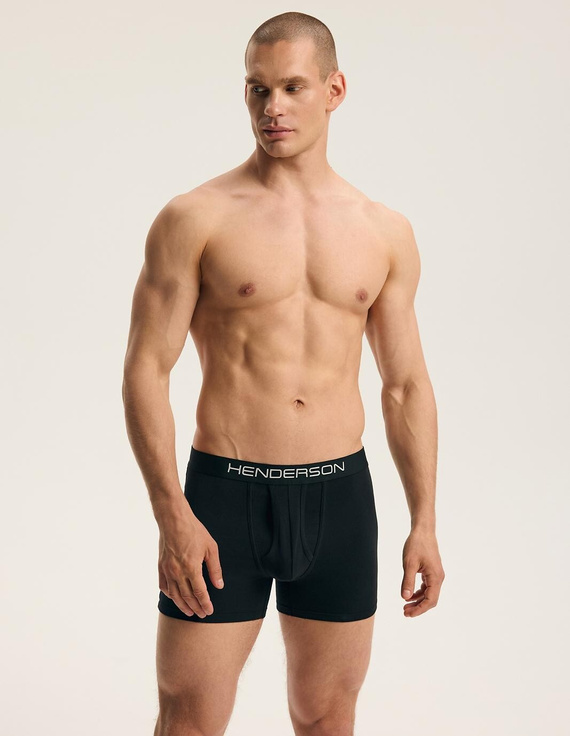 Herrenboxershorts Henderson 45473 Fade 2er-Pack Baumwolle mit breitem Logo-Bund