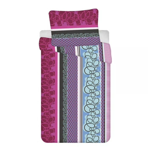 Purple Spin Cotton Bettwäsche von Jerry Fabrics, rosa