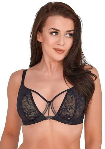 1208 Delia Soft Gaia BH - schwarz-beige