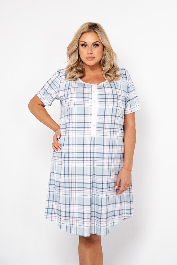 Allison kurzärmeliges Nachthemd Italian Fashion - Druck