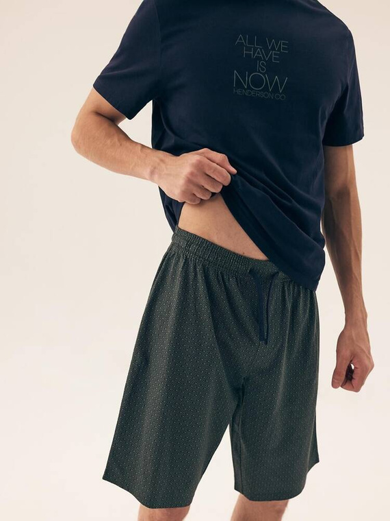 42632 Dreamer Premium Herren-Pyjama Henderson – Marineblau