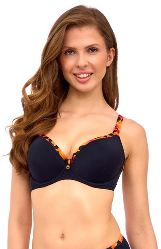 Sofia Big Black Lupoline Bügel-BH für große Büstenhalter