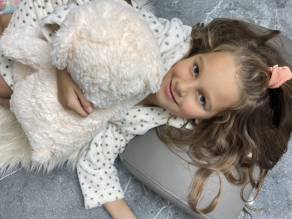 367 Melanie Forex Kinder Bademantel - ecru