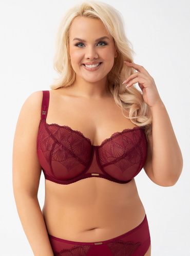 K 942 Mira Gorsenia Soft-BH - kastanienbraun, für große Oberweite