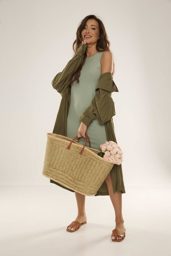 707 Freya Damen Kleid De Lafense - Erbse