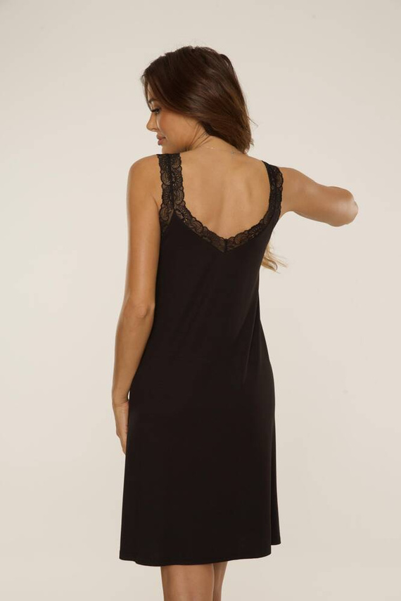 771 Hazel Nachthemd De Lafense - schwarz