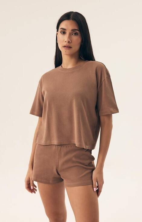 42780 Nilsa Damen-Pyjama Henderson – Kaffee