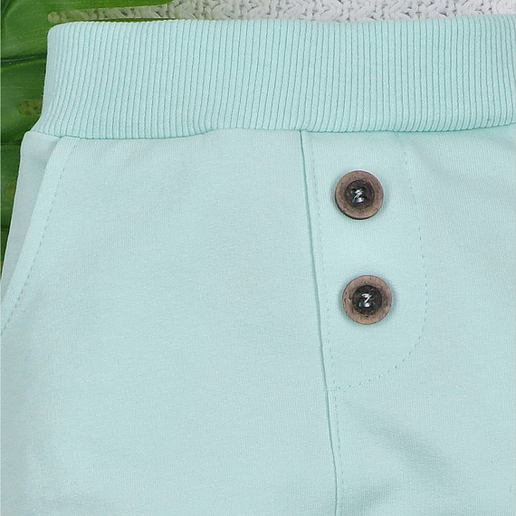 ABN-5574 Dino Explorer Kinder-Nini-Jogginghose – Bio-Baumwolle, bequemer Bund