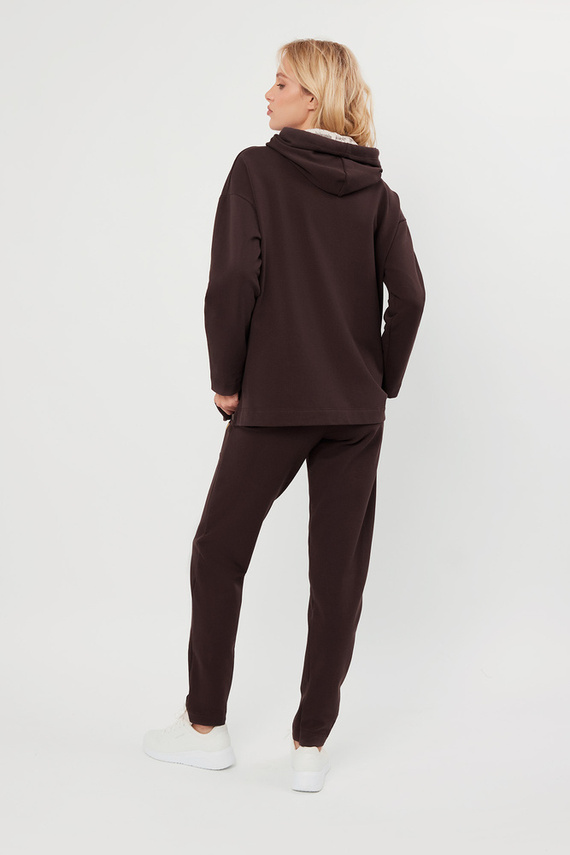 Lagos Damen-Kapuzenpulli Italian Fashion - braun 