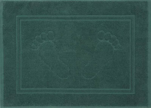 Sammy Eurocurtains Badezimmerteppich, dunkelgrün
