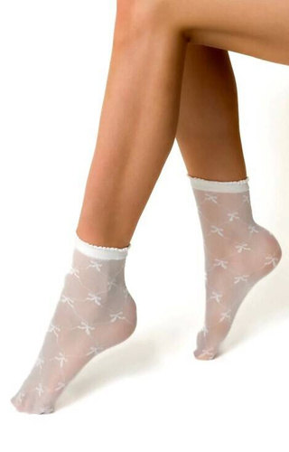 Livia Socken Vaneziana-bianco