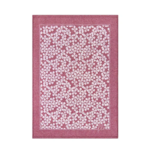 Küchentuch FLORES Zwoltex 50x70 Baumwolle bordeaux Ultrasoft 200 g/m²