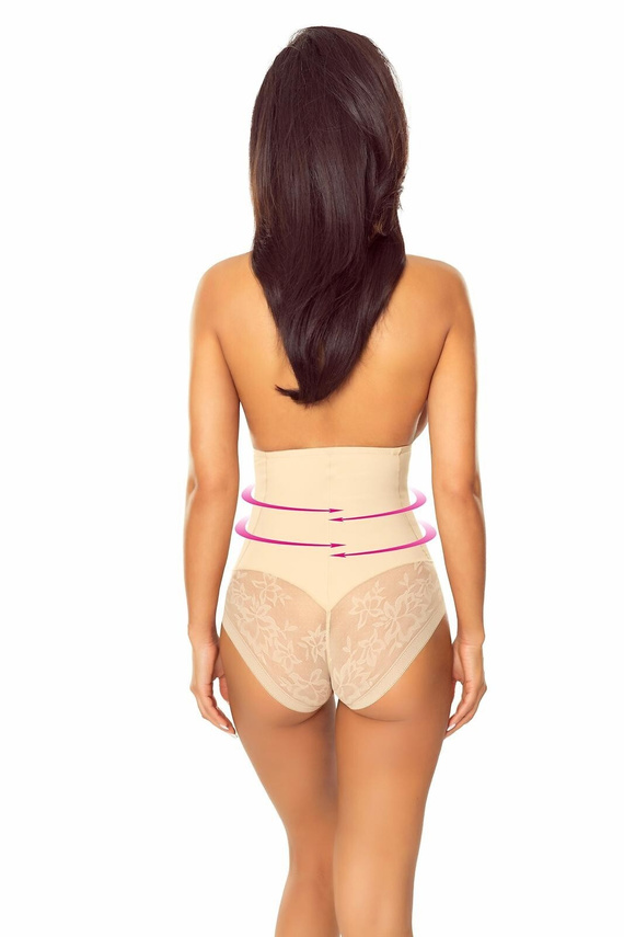 Lapinee 7005 Marika Beige Shapewear-Slip Hohe Taille Anti-Roll