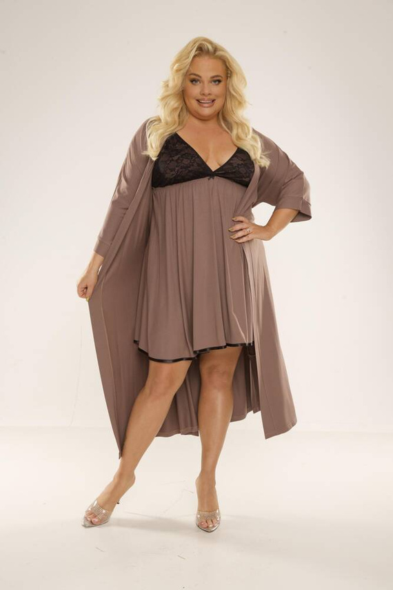 713 Cloche Forex Nachthemd - mocca