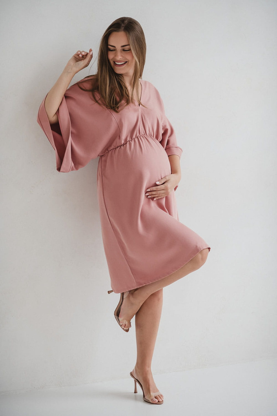 Mama Zen Milk&Love Kräuterrose – Umstands- und Stillkleid aus Tencel