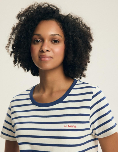 Damenpyjama 45316 Eulana 100% Baumwolle 7/8