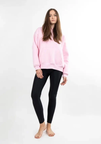 DK-K-B10 DKaren hellrosa – ein Set aus Leggings und Sweatshirt für Damen, bequem und stilvoll