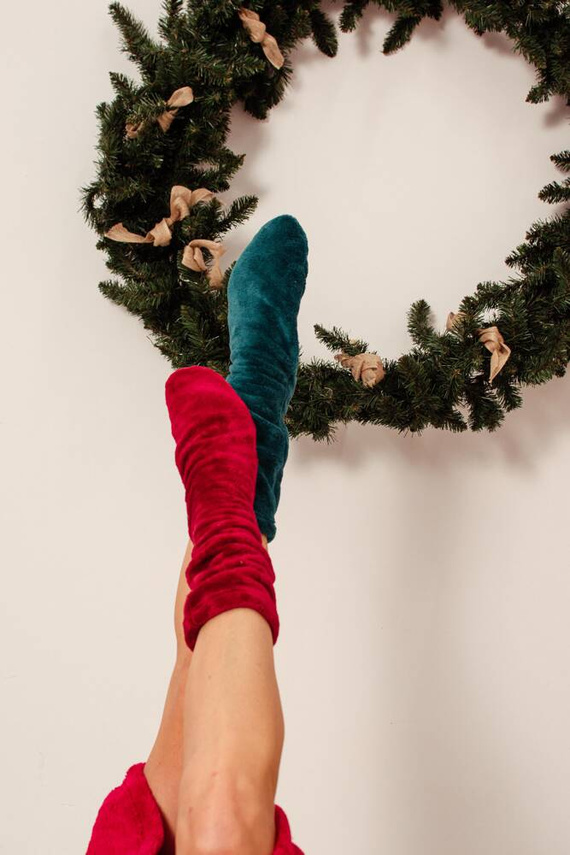 553/554 Wellsoft Smooth Schlafsocken De Lafense - grün