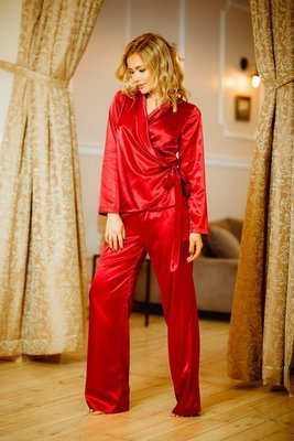 Rawa Damen-Pyjama-Set Kalimo - kastanienbraun