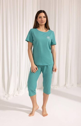 692 Regina Damenpyjama – grün