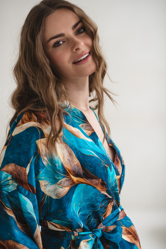 Milk&Love Bambus Umstands-Bademantel 100% Viskose