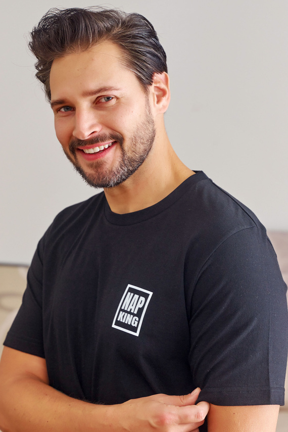 7214 Doctor Nap Herren-Pyjama – schwarz