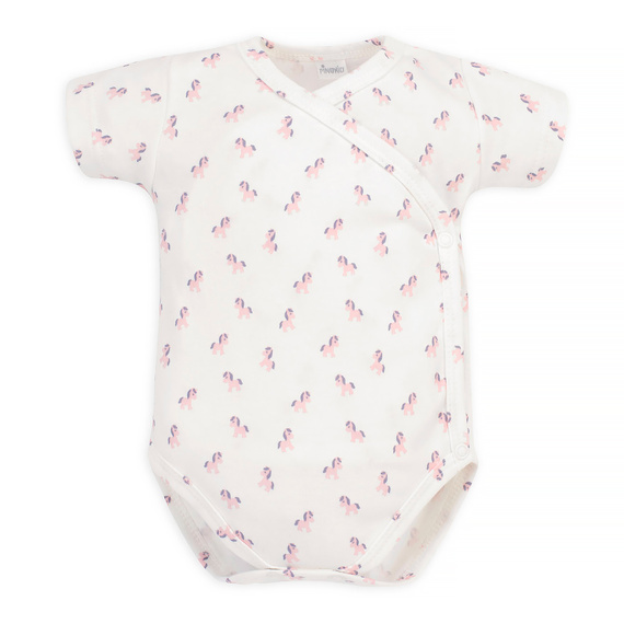 Lovely Day Envelope Body mit kurzen Ärmeln Pinocchio – ecrufarbene Pferde