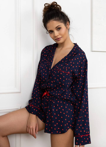 Maisie Sensis Damenpyjama – Marineblau