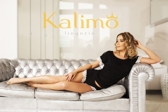 Delos Damen-Pyjama-Set Kalimo - schwarz