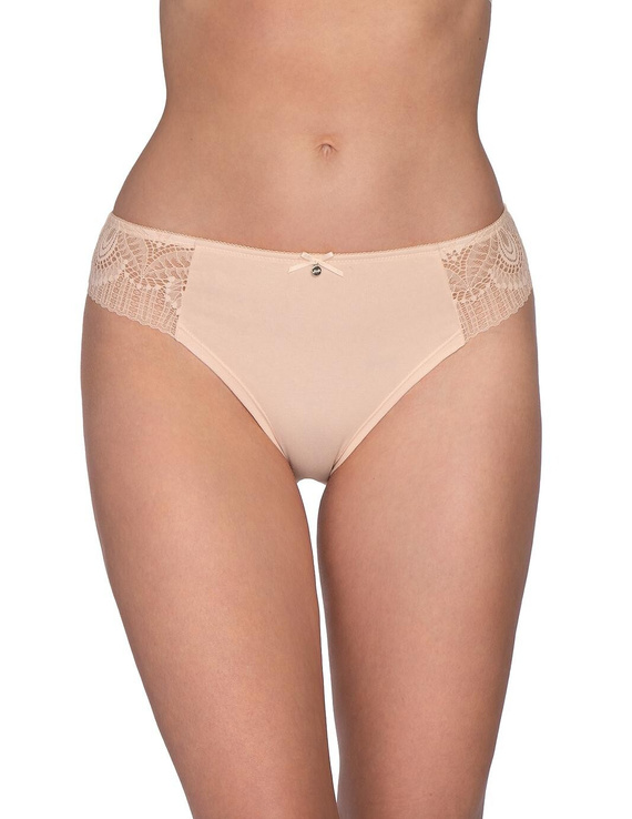 Damen Slip L-1593 BI Lama Baumwolle Spitze 2er Pack bequem