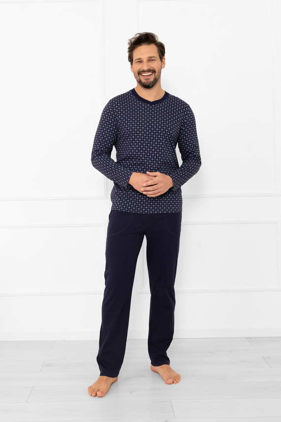 Gerard Italian Fashion Herren Schlafanzug - Baumwolle, langarm und Hose