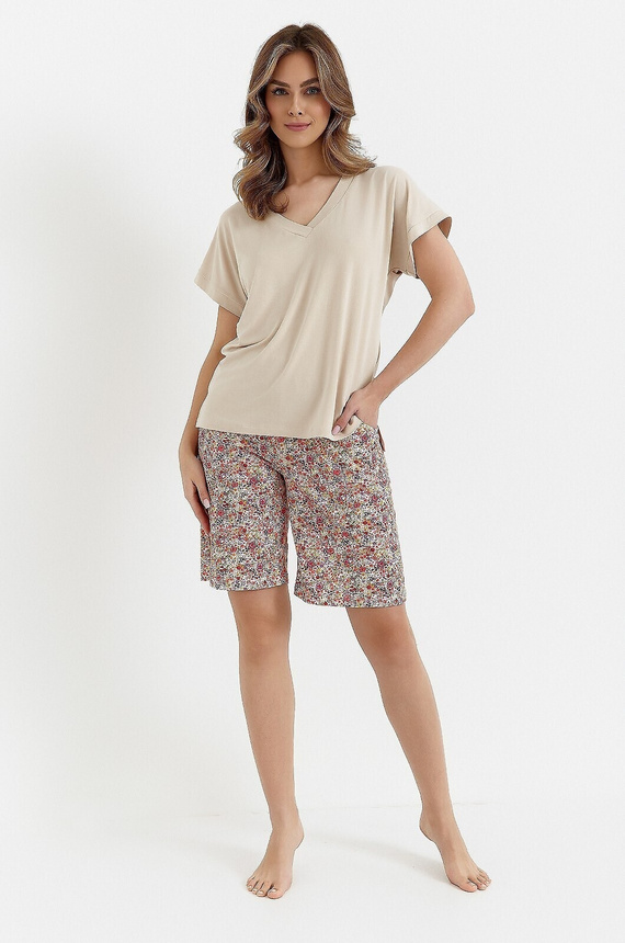 456 Cana Damenpyjama – Beige