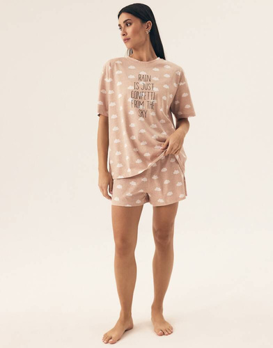 42647 Nubes Henderson Damenpyjama – Beige