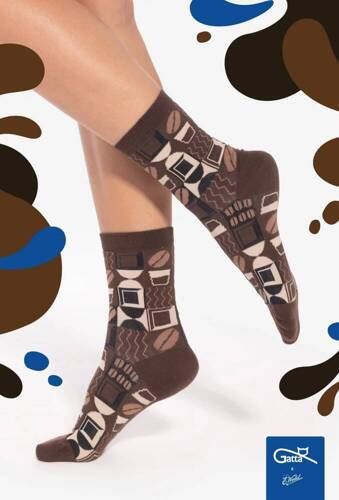 U04.WED Wedel Unisex Gatta Socken – dunkle Schokolade 03/12E