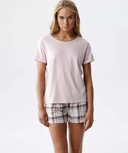 Damenpyjama Atlantic NLP-512 Modal Baumwolle mit Shorts und Taschen