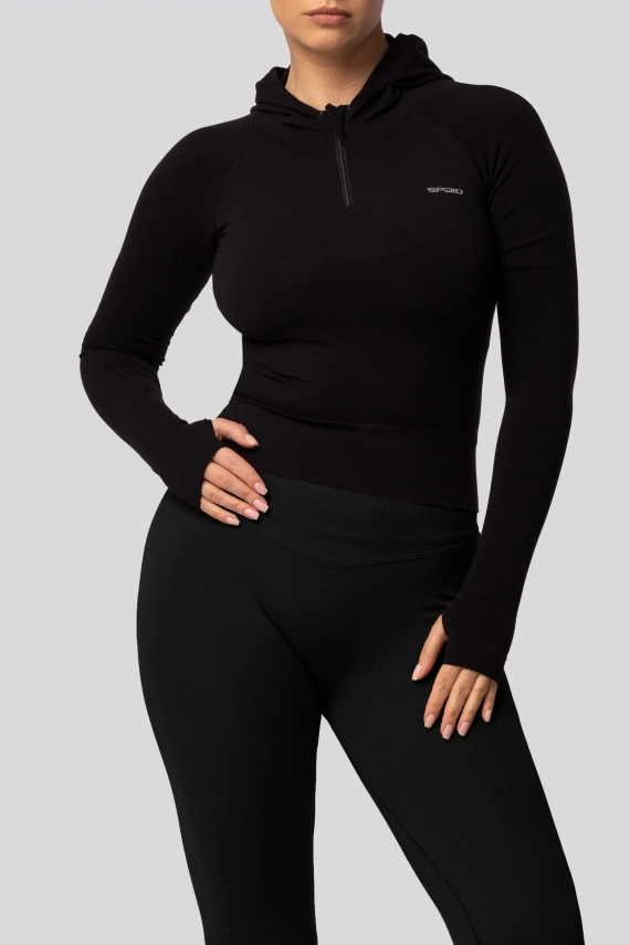 Push-up Leggings Spaio PRO High Waist blickdicht formend black