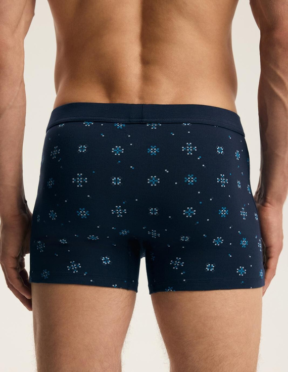 Herrenboxershorts Henderson 45482 Faro 2er-Pack Baumwolle mit breitem Logo-Bund
