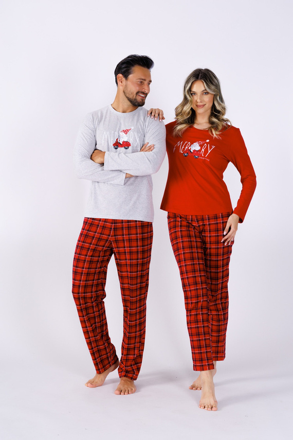 1530 Palia Leveza Damenpyjama rot