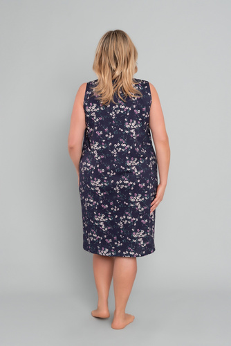 Evita Nachthemd und Stillhemdchen, breiter Träger Italian Fashion - Druck 