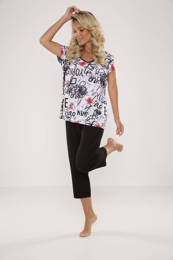 676 Soled Ladies' Pyjamas Forex - weiß