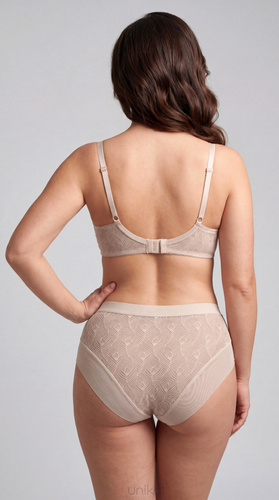 Feminine klassische bequeme Slip Unikat Clea in Beige