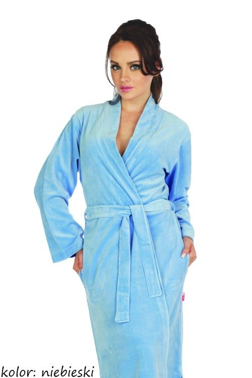 389 / 390 Lydie Damenbademantel Forex - blau