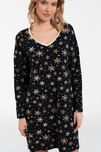 Laponia Nachthemd Italienische Mode - Druck