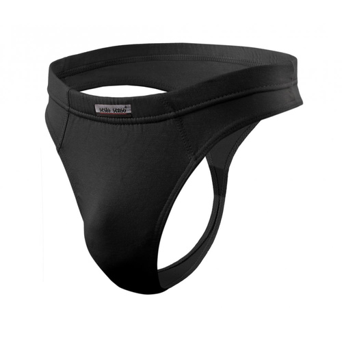 STM02 Sesto Senso Herren-Tanga, schwarz