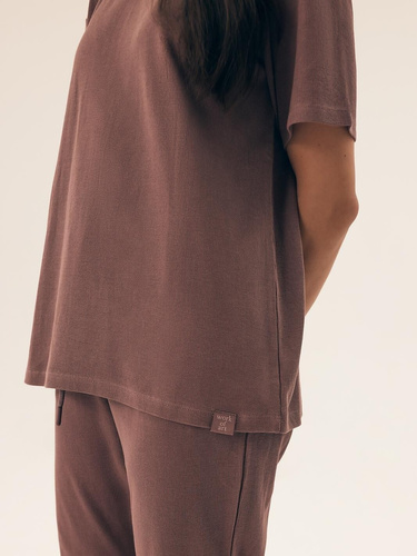 43349 Nilsa Henderson Damenpyjama – braun