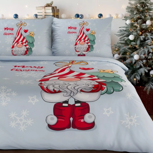 Beiner Weihnachtsbettwäsche Mikrofaser Eurocurtains – Sprite, Grau, weich und schnell trocknend