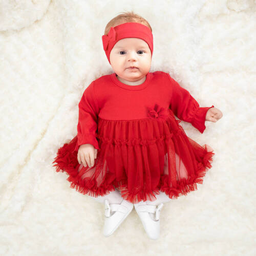163158 Kleid-Body „Magic of Christmas“ Nicol - rot