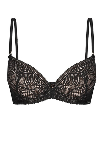 Desire Mefemi Push-up-BH – Schwarz und Beige