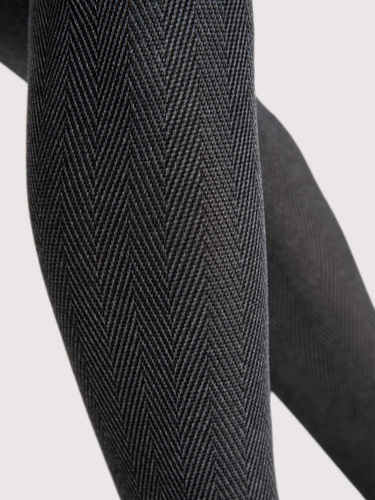 G 6128 Velda Fiore 40 den melange – elegante Strumpfhose mit dekorativem Muster