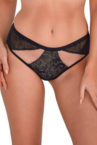 GFB 1208 Delia Gaia Damen-Slip - schwarz beige